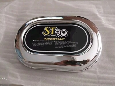 Cubierta lateral filtro aire Honda ST90 Migthy Dax cromo amarillo repro Foto 1 de 4