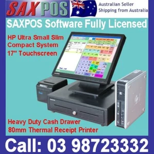 Touchscreen HP Slim Compact Mini-box POS System (Point of Sale) with Software - Picture 1 of 6