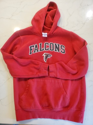 VETEMENTS Felpa con cappuccio NFL Team Apparel Atlanta Falcons giovanile. Maglione Rosso Taglia Xl