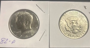 1982-P Kennedy Half Dollar BU/AU beautiful condition - Picture 1 of 1
