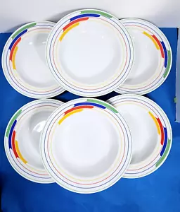 6 STUDIO NOVA Hi Fi Coupe Bowls Soup Salad Pasta 9" Primary Gallery L9186 - Picture 1 of 18