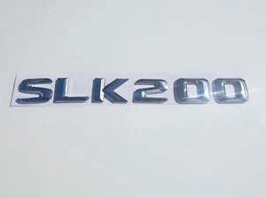 SLK200 CHROME REAR BOOT LID TRUNK BADGE EMBLEM LETTERING FOR MERCEDES BENZ - Picture 1 of 1