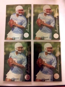 1995 SP CHAMPIONSHIP FOOTBALL Steve McNair ROOKIE 4 CARD Lot #19 OILERS - Picture 1 of 2