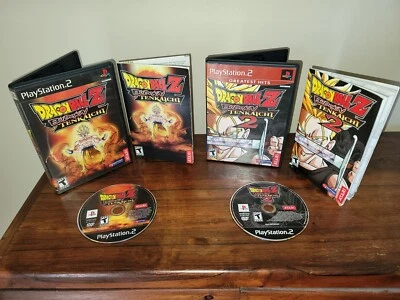 Dragon Ball Z Budokai Tenkaichi 1 + 2 Lot  (Sony PlayStation 2 PS2) Complete NM - Image 1 of 4