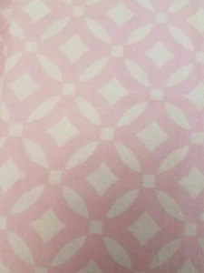 Flannel Fabric. 1 Yard from Joann Fabrics. Pink and White Diamond - Picture 1 of 4