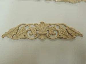 1 New Maple Wood Carved Grape Ornaments/Onlays~Furniture Hdwe.~Woodworking~#1 - Picture 1 of 7