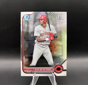 2022 Bowman Chrome Prospects Elly De La Cruz 1st Bowman #BCP-50 Reds - Picture 1 of 2