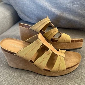 NUEVAS Sandalias de Cuña Donald J Pliner Belle Tostadas Talla 10 sin Caja ni Etiquetas - Imagen 1 de 11