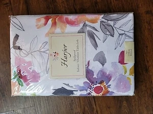 Benson Mills Harper Watercolor Floral Cloth Tablecloth 70” Round Indoor /Outdoor - Picture 1 of 3