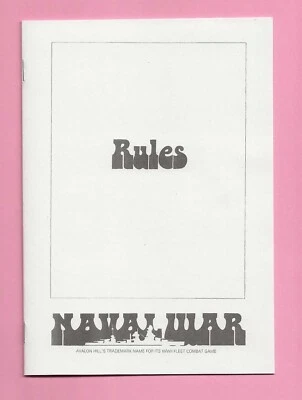 Naval War, replacement rules booklet, for Avalon Hill - Image 1 of 3