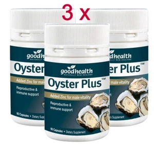 x3 (Dreifachpackung mit 3x60) Gute Gesundheit Auster plus Zinkzusatz für männliche Vitalität - Bild 1 von 2