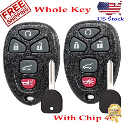 2 For 2009 2010 2011 2012 2013 2014 Buick Enclave Keyless Remote Key Fob - Image 1 of 4