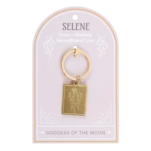 Selene Goddess of the Moon Talisman -  Keyring - Brand New - Peace & Kindness - Foto 1 di 2
