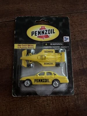 Pennzoil Race Cars 2002 Golden Wheel Vintage Diecast Vehicles Collector - Image 1 of 4