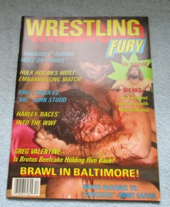 WRESTLING FURY MAGAZIN Februar 1987 Macho Man, Hulk Hogan, King Tonga, John Studd - Bild 1 von 15