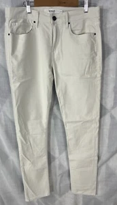 Hudson Axl Jeans Herren 33x32 Skinny Weiß Denim Hose - Bild 1 von 9