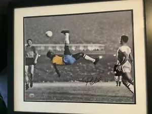 PELE SIGNED 16x20 PHOTO BRAZIL SOCCER WORLD CUP FANATICS NY COSMOS AUTOGRAPH COA - Picture 1 of 4