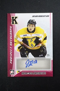 2016-17 Leaf ITG Heroes and Prospects Hockey Jason Robertson Auto Card #/25 G - Picture 1 of 3