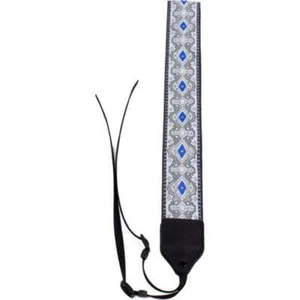 Perri's Leathers CSJ-49 Jacquard Kameragurt, Royal Silver - Bild 1 von 2