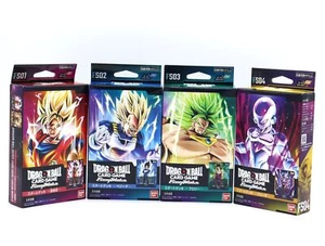 [Set of 4] Dragon Ball Card Game Fusion World Start Deck FS01-04 (Japanese ver.) - Picture 1 of 9