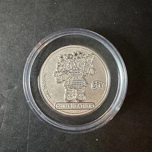 Ultra Rare Solid Silver minted DOUBLE HEATHER COIN 4/50 Garbage Pail Kids - Picture 1 of 2