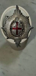 UK KING QUEEN HONI SOIR QUIMALY PENSE BROCH PIN BADGE MILITARY 1 5/8 x 2 1/8 - Picture 1 of 9