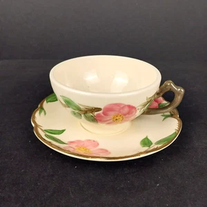 Vintage Franziskaner Wüstenrose Teetasse und Untertasse Ersatz Set - Bild 1 von 6