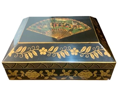 Dept 53 Chinoiserie Large Storage Box. - Image 1 of 4