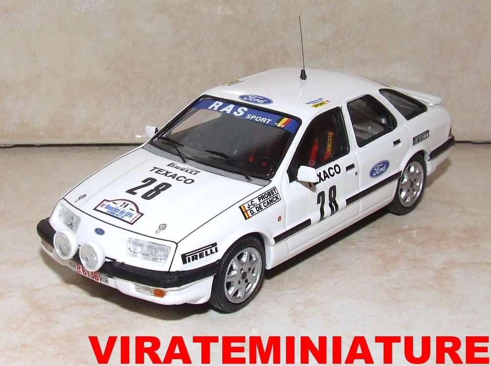 FORD SIERRA XR4X4 WINNER BOUCLES DE SPA 1986 J.C PROBST TROFEU LIMITEE A 150 EX - Photo 1/1