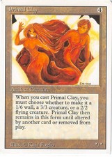 Primal Clay *Rare* Magic MtG x1 Revised SP