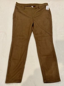 Time & Tru Girls Faux Suede High Rise Skinny Pants- size XL (16-18) super soft - Picture 1 of 5