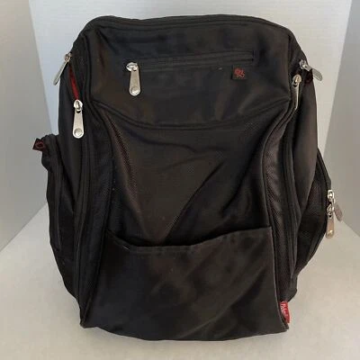 Fisher Price Mochila Bolsa de Pañales Negro y Naranja Foto 1 de 4