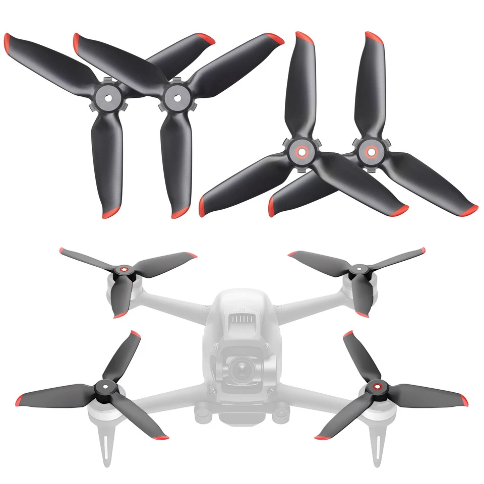 DERAY | Propeller für DJI FPV Drohne, Quick Release Propeller | 4 Stück / 2 Paar - Bild 1 von 4