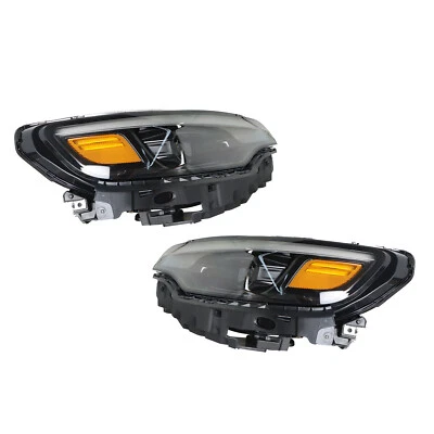 For 2019-2021 Jeep Cherokee Full LED Headlight Assy Composite W/Bulb LT+RT Pair Foto 1 de 3