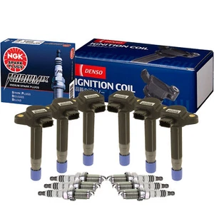 Denso 6 COP Ignition Coils & NGK 6 Iridium IX Spark Plugs Kit For Acura Honda V6 - Picture 1 of 1