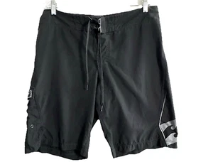 BILLABONG Platnium Men Boardshorts Sz 34 Black Beach Party Casual Swim 71-7 - Picture 1 of 13