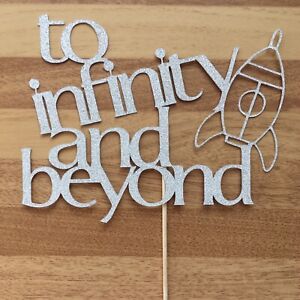 To Infinity And Beyond Cake Topper Birthday Rocket Space Toy Story Buzz