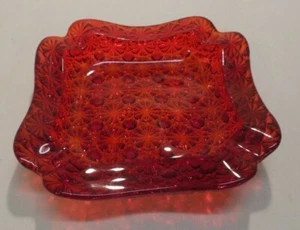 Really RED Daisy & Knopf Aschenbecher L. E. Smith - Bild 1 von 3