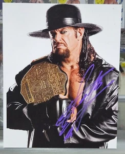 Undertaker JSA Full Letter COA autographed picture 8x10 promo picture WWE WWF - Picture 1 of 8