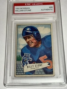 1952 Bowman Large #88 William Stone Chicago Bears VTG Football Trading Card EMC - Picture 1 of 2