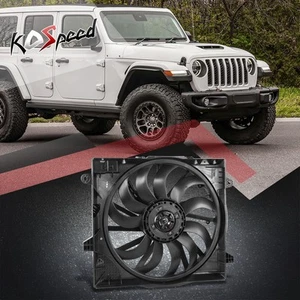 OE Style Radiator Cooling Fan Assembly for Jeep Gladiator Wrangler 2018-2023 - Picture 1 of 7
