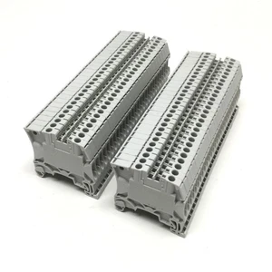 Lot of 56 TE Entrelec 1SNK505010R0000 ZS4 Feed-Thru Terminal Blocks, 1000VAC 32A - Picture 1 of 5