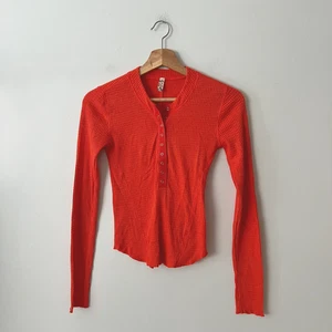 Top Henley Térmico Free People Intimately One Of The Girls Naranja Mujer Talla XS - Imagen 1 de 8