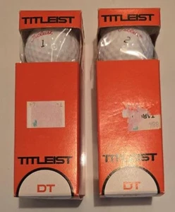 NEW Titleist 1&2 DT Durable SURLYN - Soft Feel Golf Balls. 6 Balls - 2 Sleeves - Picture 1 of 4