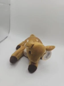 TY Beanie Baby Whisper 1998 Deer Plush Doll Toy With Tag - Picture 1 of 5