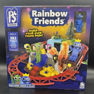 Rainbow Friends Playset Toy Deluxe Buildable Theme Park Lego Blocks - Image 1 of 4