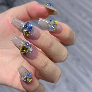 Nail Art Rhinestones 3D Nail Jewelry Nail Ornament Stars Nail Art Decorations - Picture 1 of 11