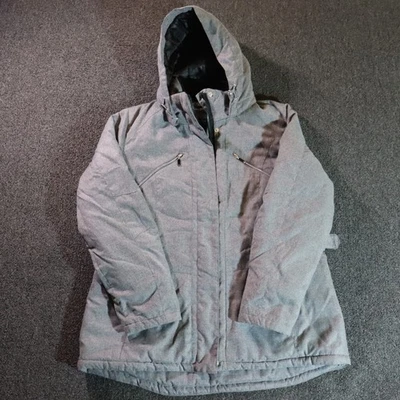 Chaqueta con Capucha Zeroxposur Gris Acolchada Esquí Años 2000 XL Foto 1 de 4