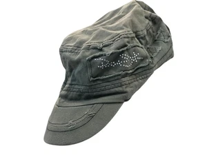 Panama Jack Cadet Army Green Hat Jeweled Ladies OSFA - Picture 1 of 8