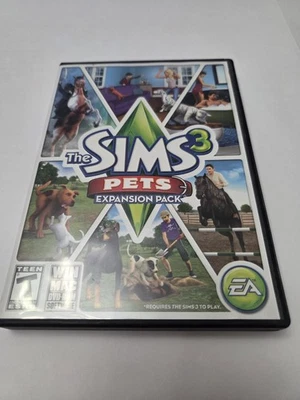 SIMS 3 PETS EXPANSION PACK & SIMS 2 UNIVERSITY LIFE LOT OF 2 **READ DESC** - Image 1 of 4